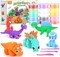 6 Pack Dinosaur Air Dry Clay Kit, Modeling Clay for Kids, DIY Model Magic Clay, Molding Clay Kit with Sculpting Tools, Non-Sticky Soft and Super Light, Arts and Crafts Gift for Kids (Dinosaur)